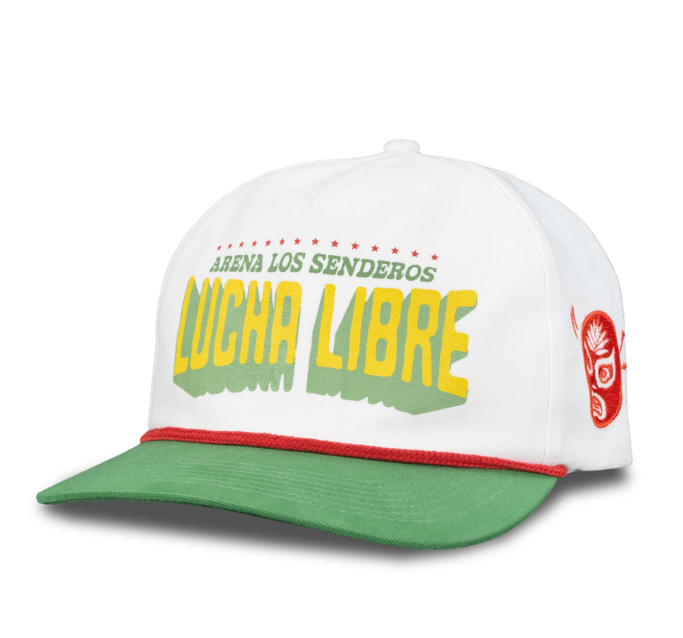 Lucha Libre Hat- White