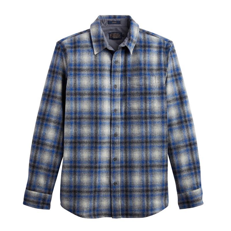 Lodge Shirt- Grey/Blue Ombre