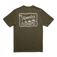 Howler Posse T-Shirt- Dark Olive