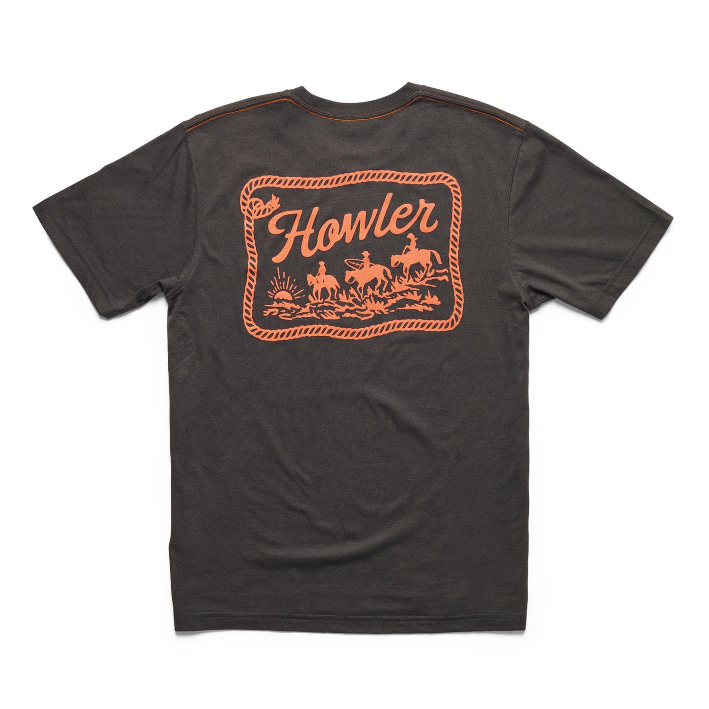 Howler Posse T-Shirt- Antique Black