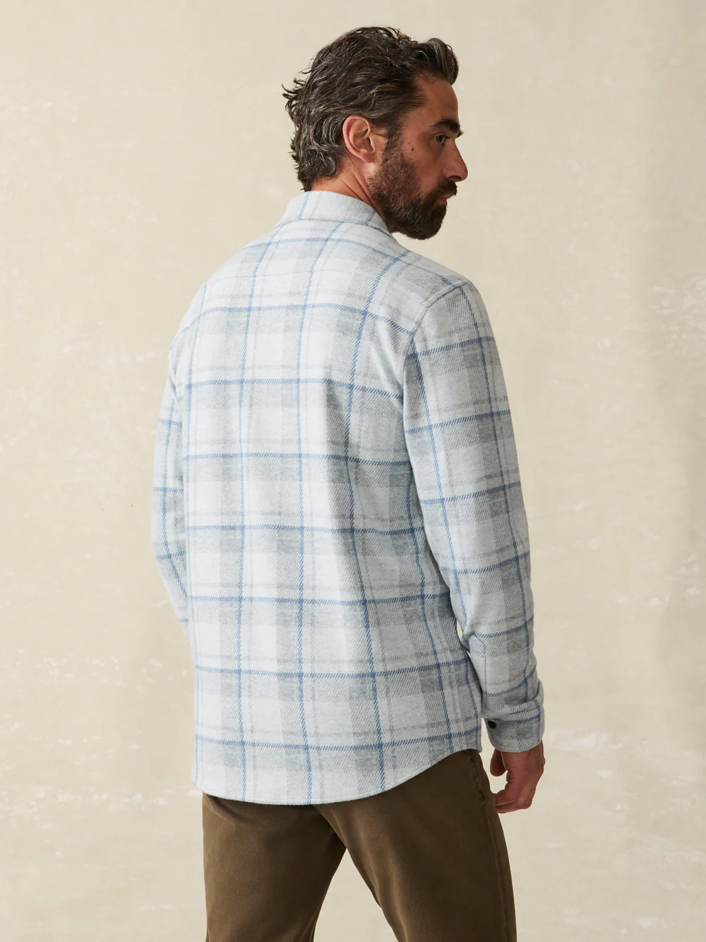 Legend Sweater Shirt- Maine Sky Plaid