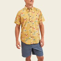 Mansfield Shirt- Flamingo Flamboyance