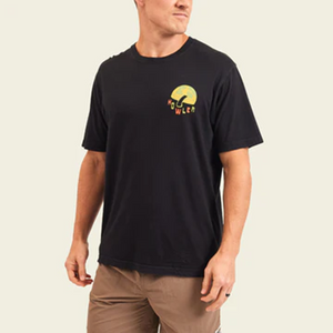 Mash Up Cotton T-Shirt- Black