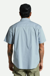 Builders Mechanic Short Sleeve Shirt - Dusty Blue