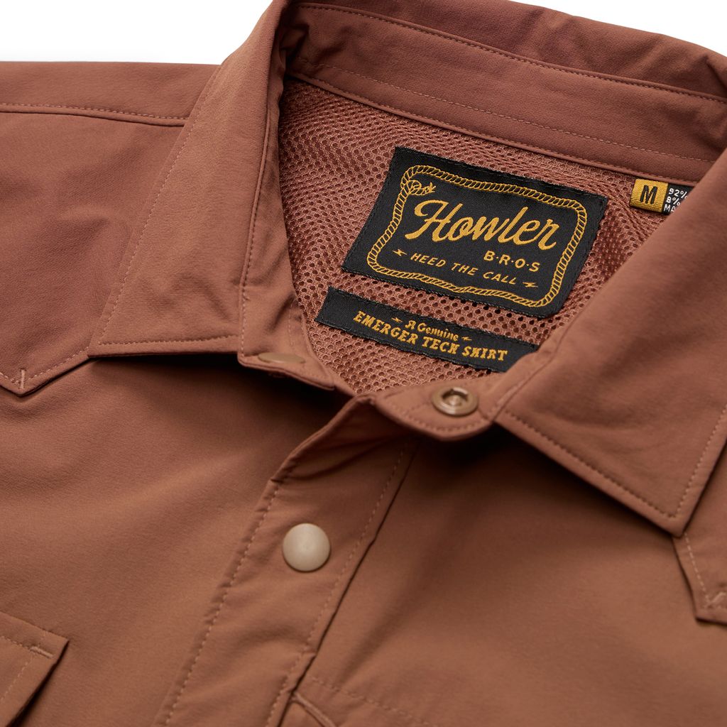 Emerger Tech Long Sleeve Shirt- Mink Brown