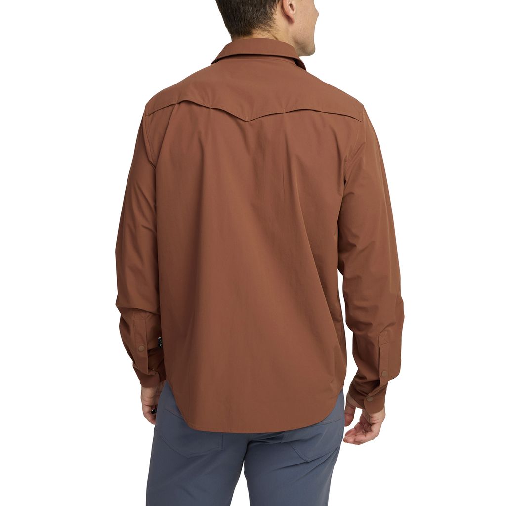Emerger Tech Long Sleeve Shirt- Mink Brown