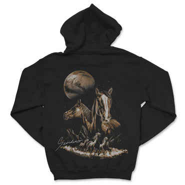 Midnight Riders Hoodie- Vintage Black