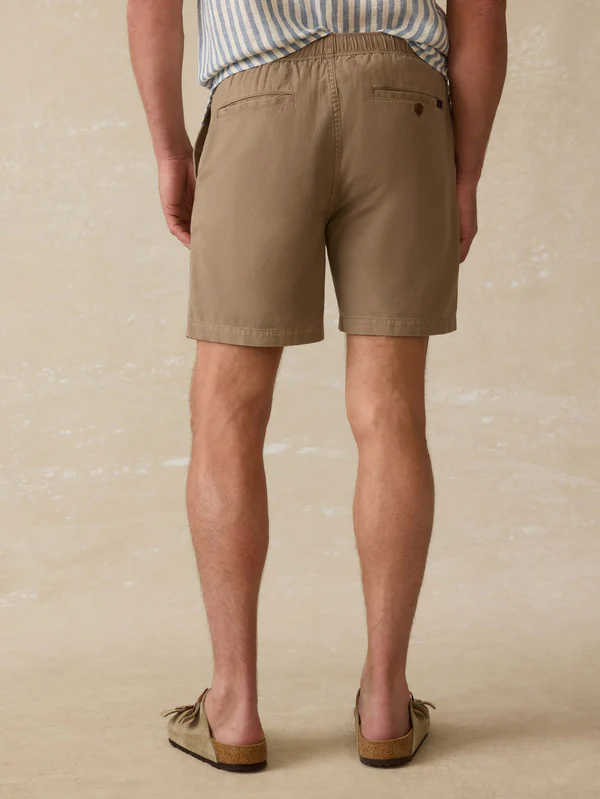 Essential Drawstring Shorts- Mountain Cliff