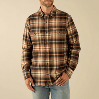 Moab Flannel Shirt- Brown/Black