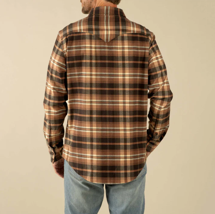 Moab Flannel Shirt- Brown/Black
