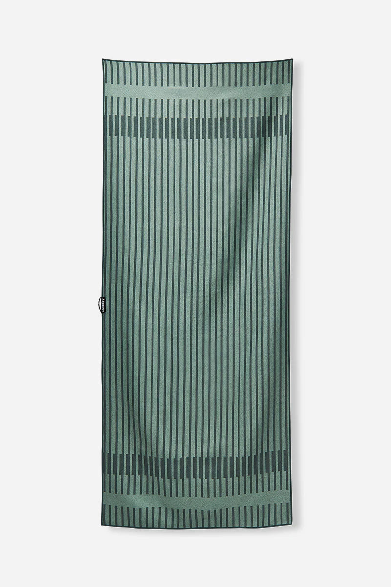 Modern Stripe Green Towel