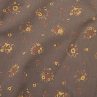 H Bar B Short Sleeve Snapshirt- Bouquets: Morel