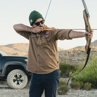 HB Manufacturing Co. Hawkeye Beanie- Forest Moss