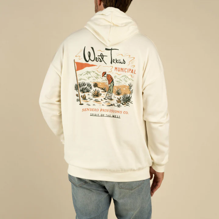 West Texas Municipal Hoodie- Vintage White