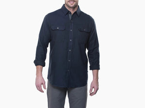 Descendr Flannel Shirt- Mutiny Blue