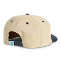Retro Logo Hat- Cream/Navy