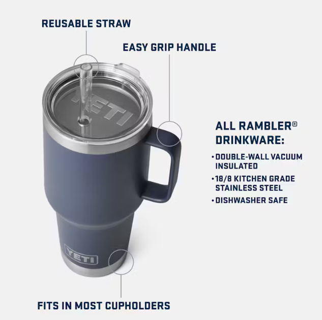 Rambler 35oz Straw Mug