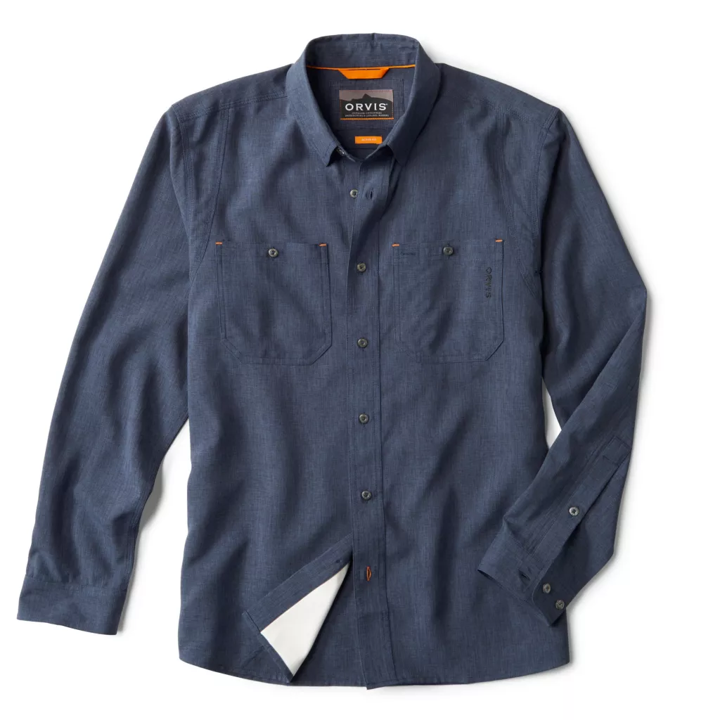 Orvis Tech Chambray Long Sleeve Work Shirt