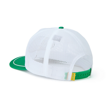 Old Town All Mesh Snapback Hat- White/Green