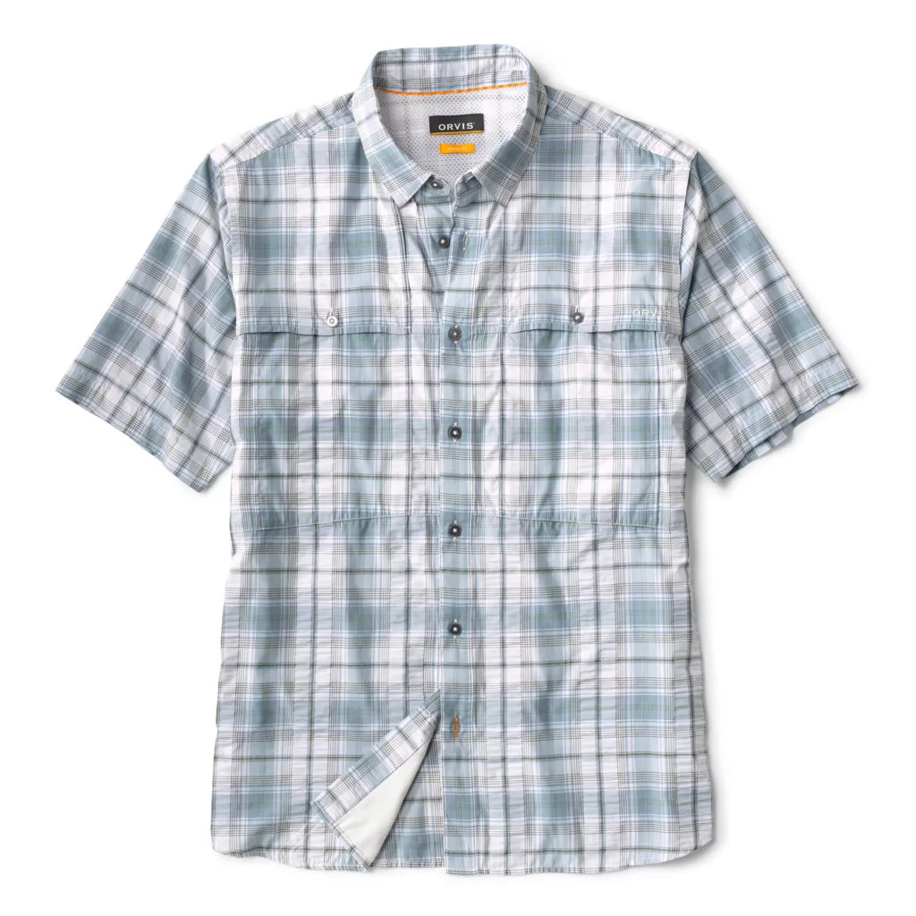 Open Air Caster Short Sleeve Shirt- Blue Fog