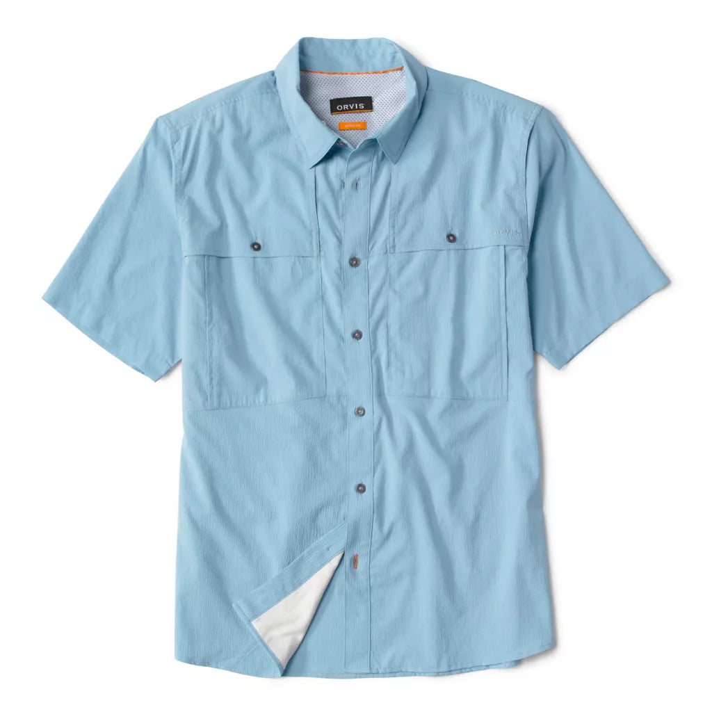 Open Air Caster Short Sleeve Shirt- Cloud Blue