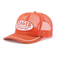 Old Town All Mesh Snapback- Orange