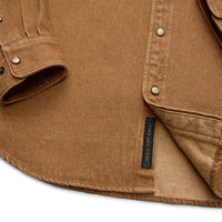 Dust Up Denim Snapshirt- Owens Oaker Wash