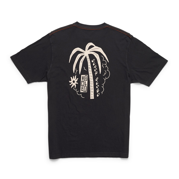 Super Bueno Palm Cotton T-Shirt-Black