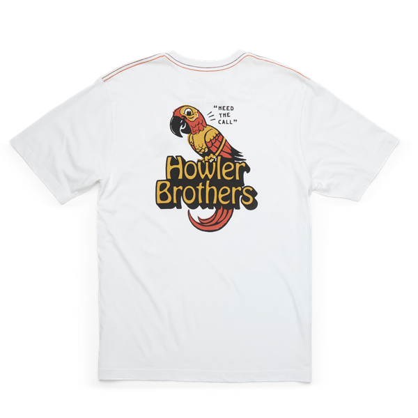 Chatty Bird Cotton T-Shirt- Vintage White