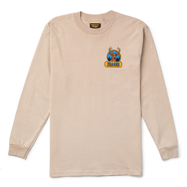 Point Long Sleeve T-Shirt- Sand