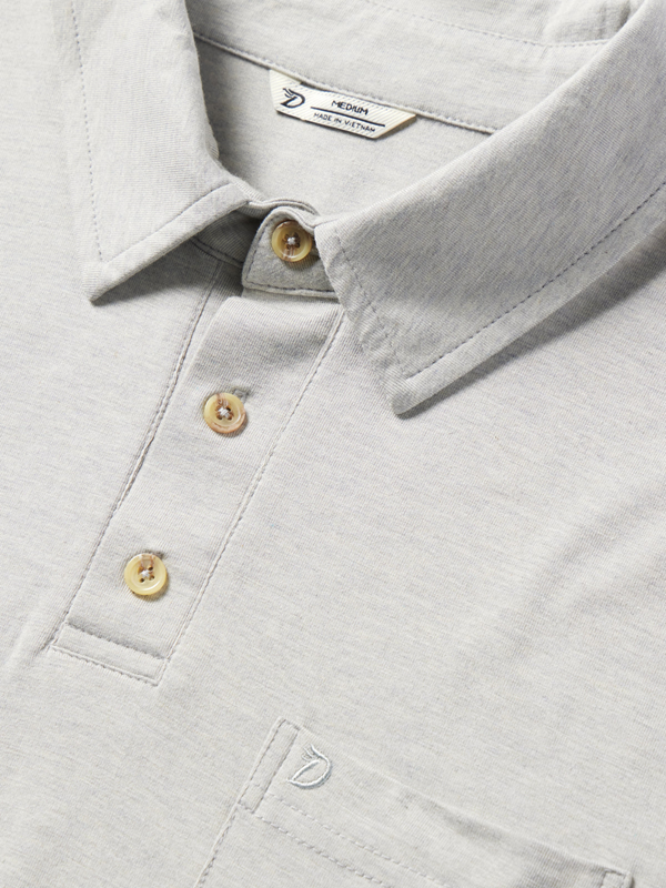 Original Bamboo Polo - Heathered Highrise