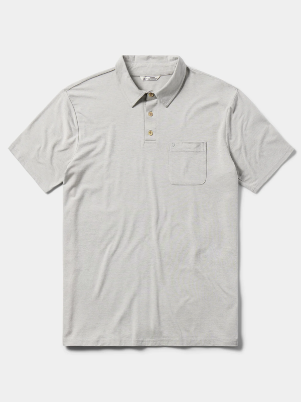 Original Bamboo Polo - Heathered Highrise