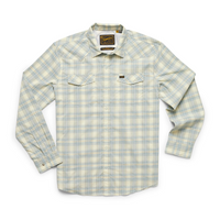 H Bar B Tech Long Sleeve-Barrett Plaid/Pool