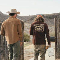 Howler Posse Long Sleeve T-Shirt- Mahogany