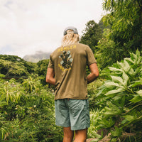 Prickly Pear Pocket T-Shirt- Ivy Green