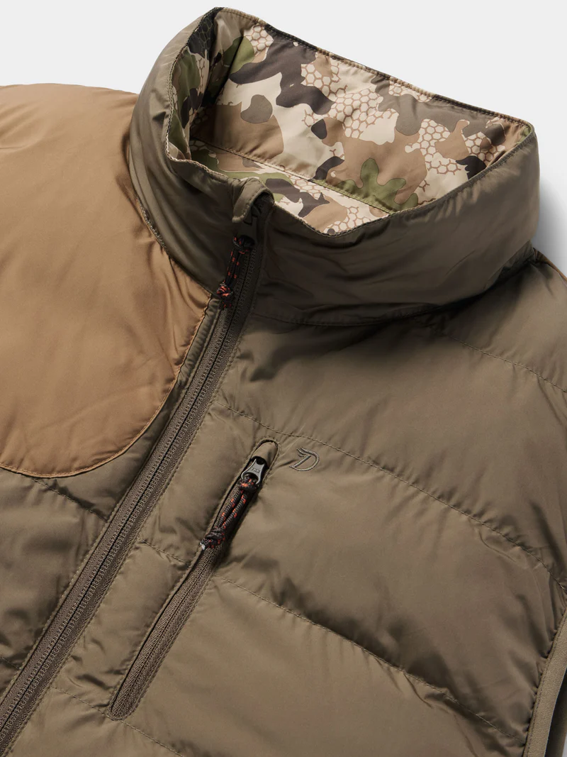 Reversible Puffer Vest- Pin Oak/Wetland