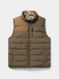 Reversible Puffer Vest- Pin Oak/Wetland