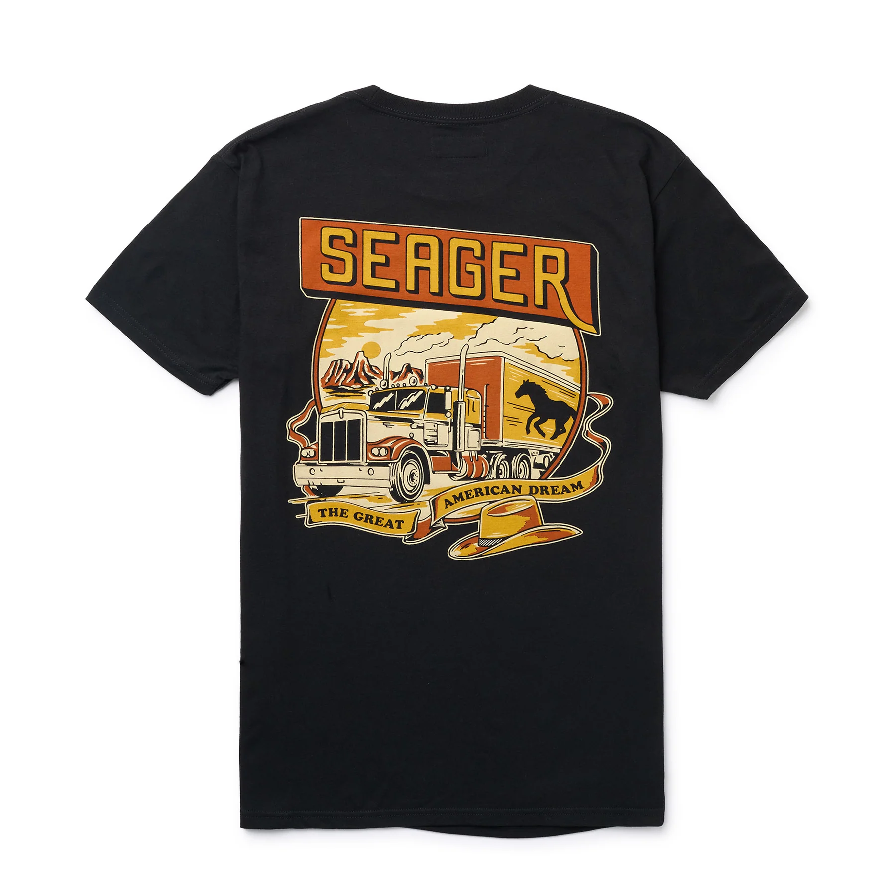 Seager Trucking T-Shirt- Black