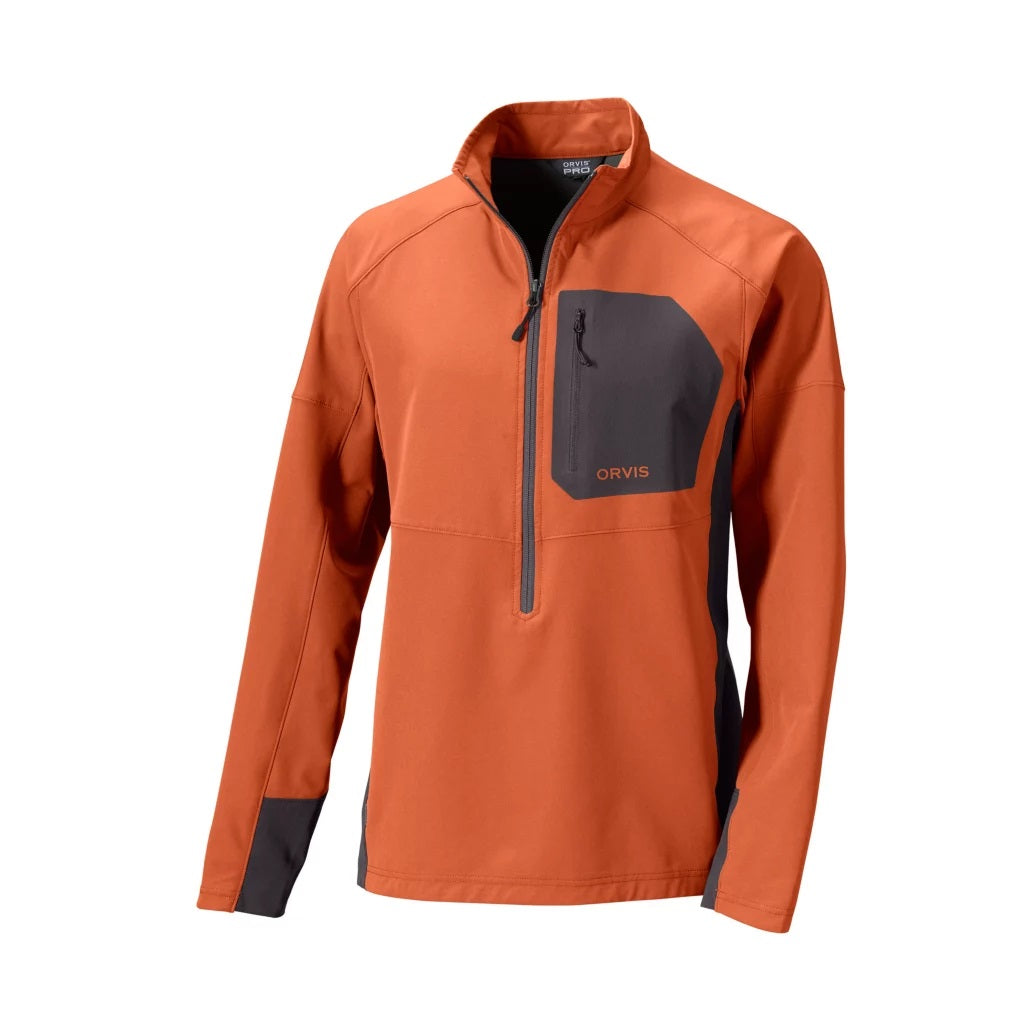 Pro LT Softshell Pullover- Rust