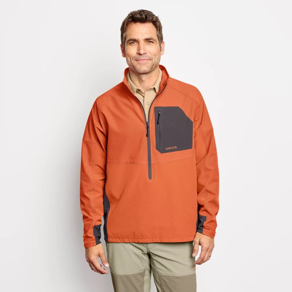 Pro LT Softshell Pullover- Rust