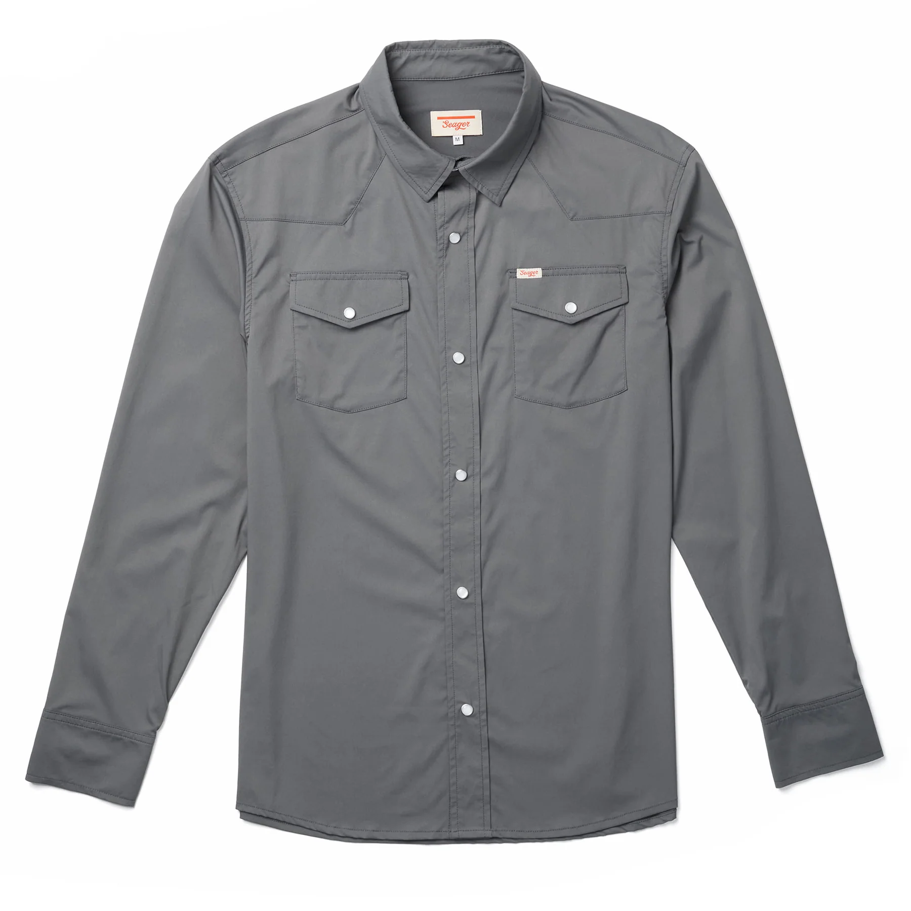 El Ranchero Long Sleeve Shirt- Charcoal Grey