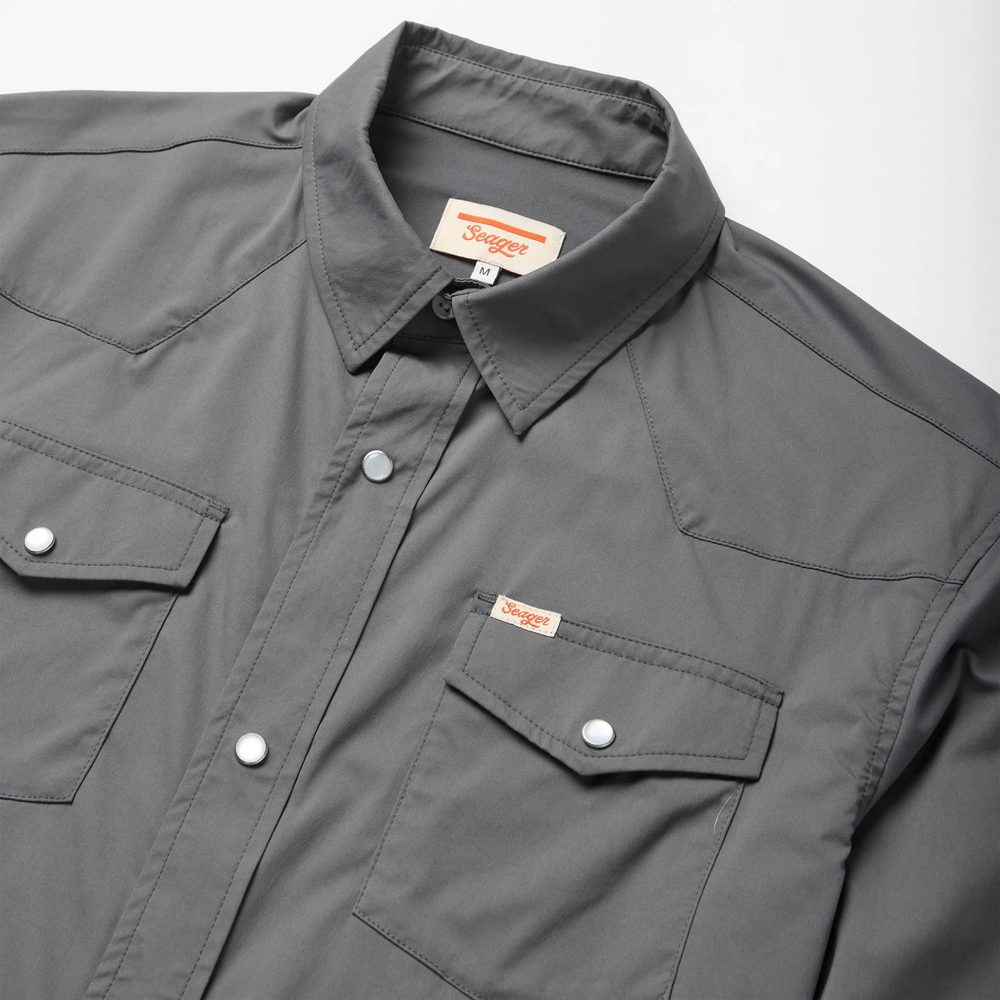 El Ranchero Long Sleeve Shirt- Charcoal Grey