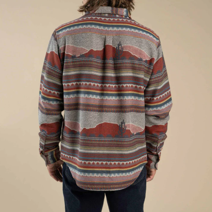Boquillas Long Sleeve Shirt- Sonora/Red