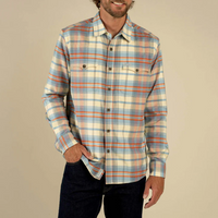 Moab Flannel Shirt- Blue/Red