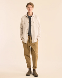 Burnside Flannel Shirt- Natural