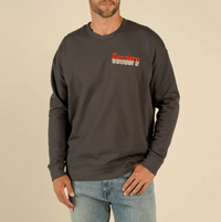 Retro Sendero Logo Sweatshirt- Vintage Black