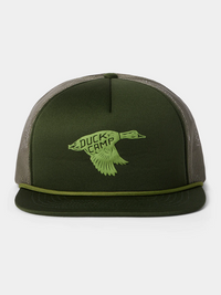 Mallard Retro Trucker Hat - Forest Green