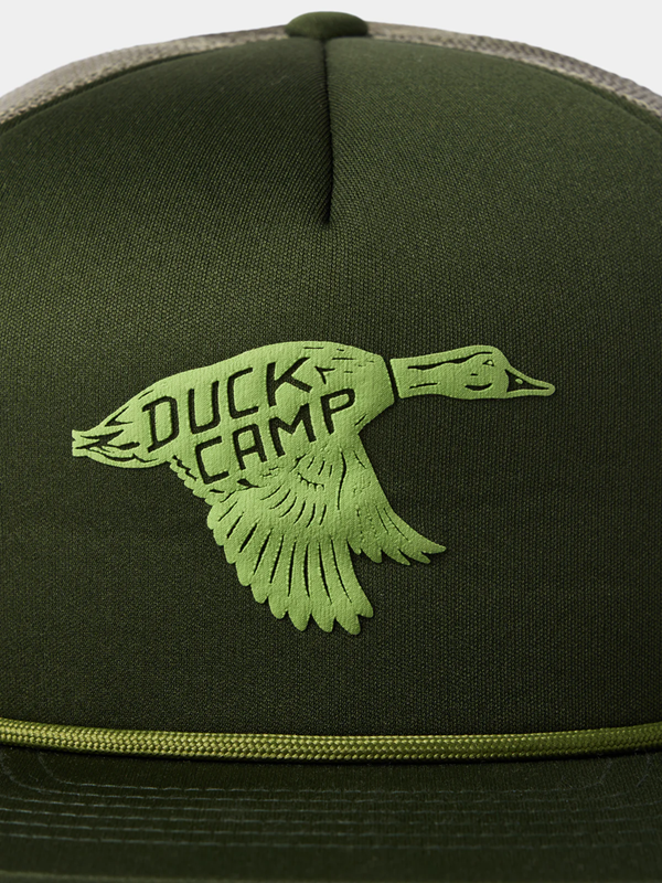 Mallard Retro Trucker Hat - Forest Green