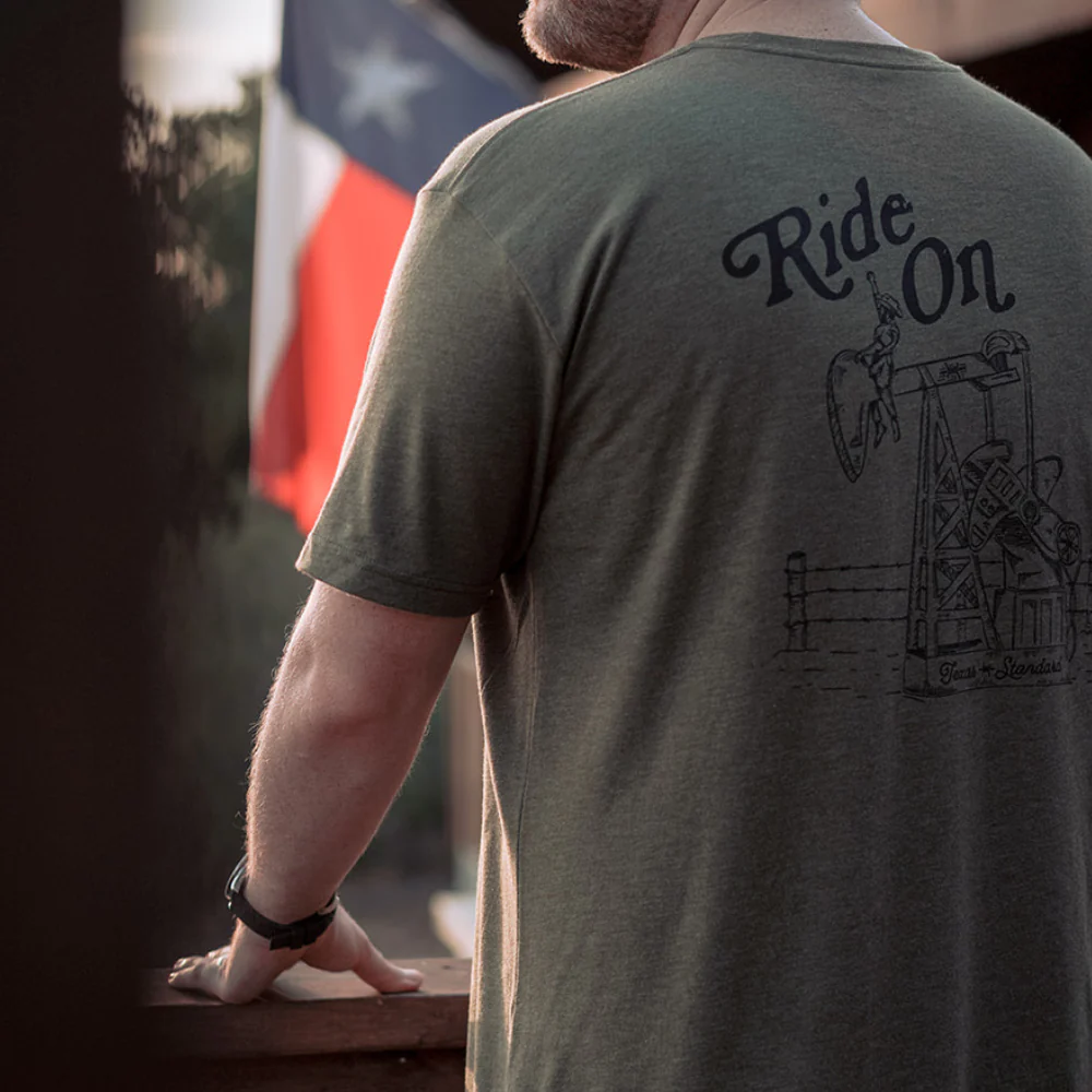 Heritage Printed T-Shirt- Ride On