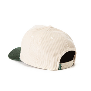 Los Rios Corduroy Snapback Hat- Natural Green